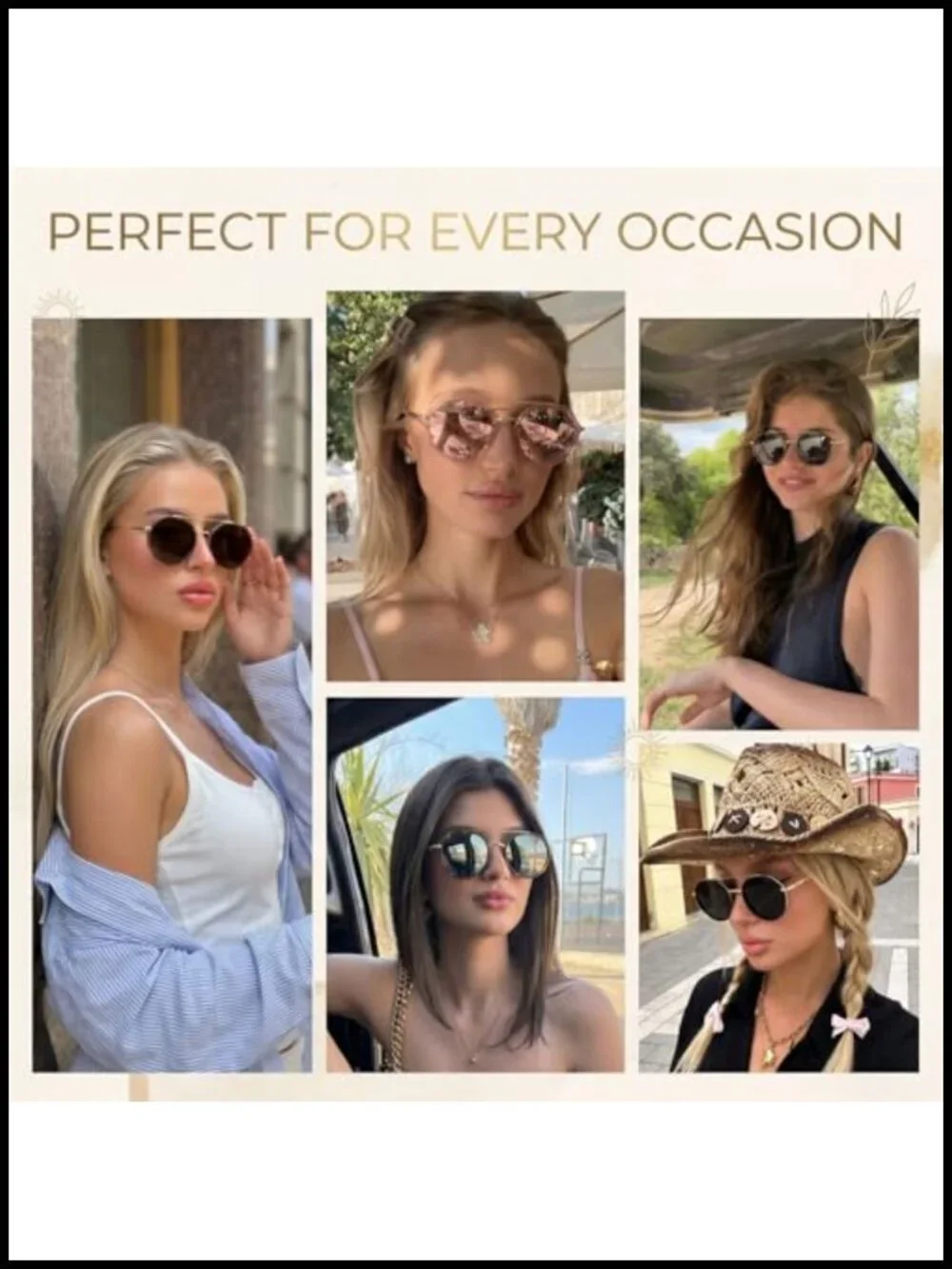 Tangle Free Aviator Polarized Sunglasses Retro Round Frame Fashion
